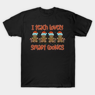 Christmas teacher - I teach smart cookies T-Shirt